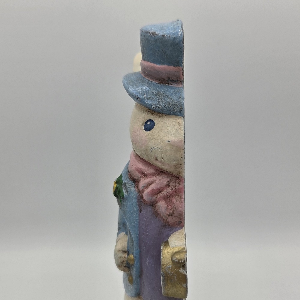 Midwest Importer Cast Iron Bunny Doorstop Alice In Wonderland White Rabbit Heavy - Picture 4 of 11
